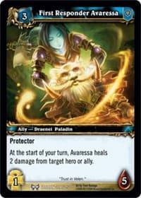 First Responder Avaressa - The Hunt for Illidan - WoW card