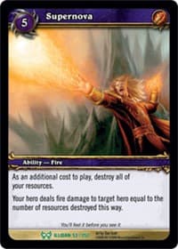Supernova - The Hunt for Illidan - WoW card