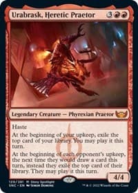 Urabrask, Heretic Praetor - Streets of New Capenna - Magic: The Gathering card