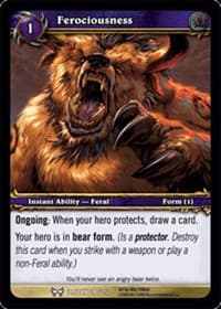 Ferociousness - The Hunt for Illidan - WoW card