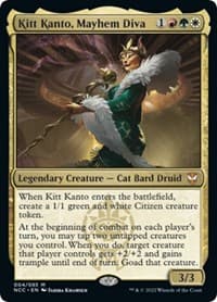 Kitt Kanto, Mayhem Diva - Commander: Streets of New Capenna - Magic: The Gathering card