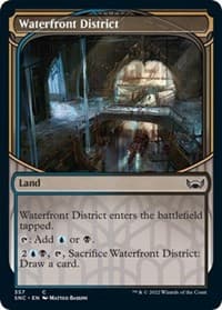 Waterfront District (Showcase) - Streets of New Capenna - Magic: The Gathering card