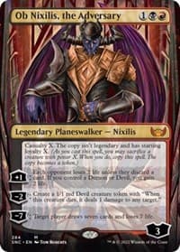 Ob Nixilis, the Adversary (Borderless) - Streets of New Capenna - Magic: The Gathering card