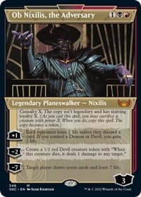 Ob Nixilis, the Adversary (Showcase) - Streets of New Capenna - Magic: The Gathering card