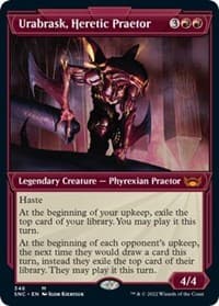 Urabrask, Heretic Praetor (Showcase) - Streets of New Capenna - Magic: The Gathering card