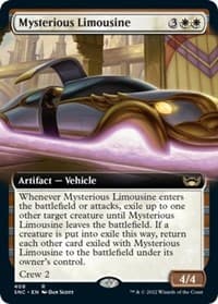 Mysterious Limousine (Extended Art) - Streets of New Capenna - Magic: The Gathering card