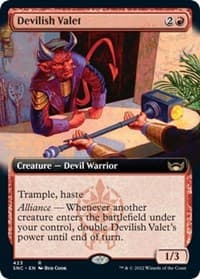 Devilish Valet (Extended Art) - Streets of New Capenna - Magic: The Gathering card