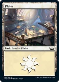 Plains (263) - Streets of New Capenna - Magic: The Gathering card