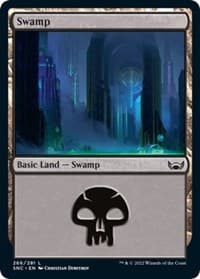Swamp (266) - Streets of New Capenna - Magic: The Gathering card