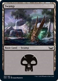 Swamp (267) - Streets of New Capenna - Magic: The Gathering card