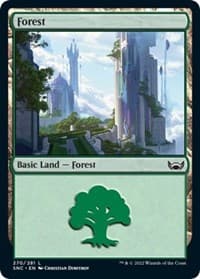 Forest (270) - Streets of New Capenna - Magic: The Gathering card