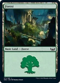 Forest (271) - Streets of New Capenna - Magic: The Gathering card