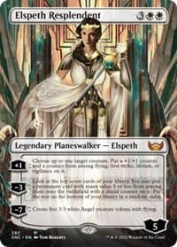 Elspeth Resplendent (Borderless) - Streets of New Capenna - Magic: The Gathering card