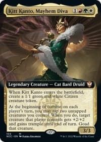 Kitt Kanto, Mayhem Diva (Extended Art) - Commander: Streets of New Capenna - Magic: The Gathering card