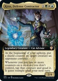 Kros, Defense Contractor (Extended Art) - Commander: Streets of New Capenna - Magic: The Gathering card