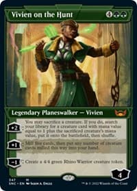 Vivien on the Hunt (Showcase) - Streets of New Capenna - Magic: The Gathering card