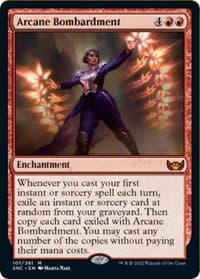 Arcane Bombardment - Streets of New Capenna - Magic: The Gathering card