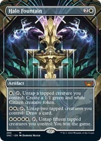 Halo Fountain (Borderless) - Streets of New Capenna - Magic: The Gathering card