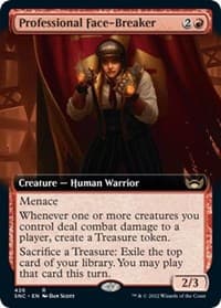 Professional Face-Breaker (Extended Art) - Streets of New Capenna - Magic: The Gathering card