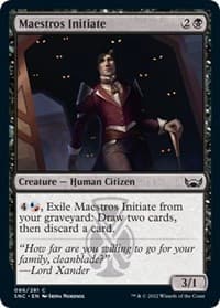 Maestros Initiate - Streets of New Capenna - Magic: The Gathering card