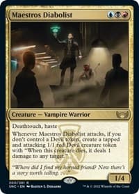 Maestros Diabolist - Streets of New Capenna - Magic: The Gathering card