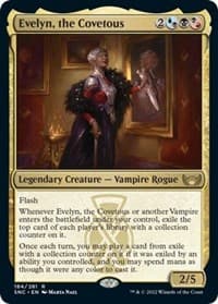 Evelyn, the Covetous - Streets of New Capenna - Magic: The Gathering card