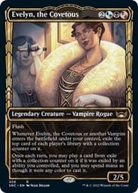 Evelyn, the Covetous (Showcase) - Streets of New Capenna - Magic: The Gathering card