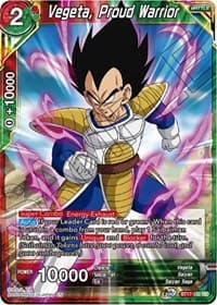 Vegeta, Proud Warrior - Ultimate Squad - Dragon Ball Super: Masters card