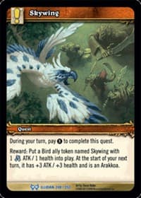 Skywing - The Hunt for Illidan - WoW card