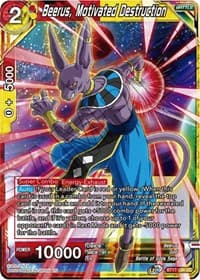 Beerus, Motivated Destruction - Ultimate Squad - Dragon Ball Super: Masters card