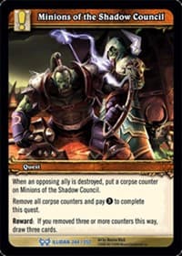 Minions of the Shadow Council - The Hunt for Illidan - WoW card