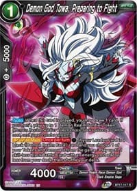 Demon God Towa, Preparing to Fight - Ultimate Squad - Dragon Ball Super: Masters card