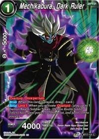 Mechikabura, Dark Ruler - Ultimate Squad - Dragon Ball Super: Masters card