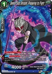 Demon God Shroom, Preparing to Fight - Ultimate Squad - Dragon Ball Super: Masters card