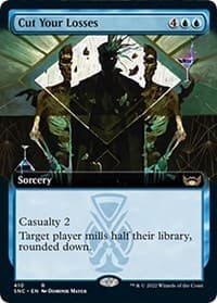Cut Your Losses (Extended Art) - Streets of New Capenna - Magic: The Gathering card