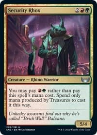 Security Rhox - Streets of New Capenna - Magic: The Gathering card