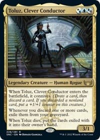 Toluz, Clever Conductor - Streets of New Capenna - Magic: The Gathering card