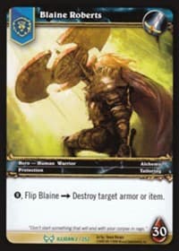 Blaine Roberts - The Hunt for Illidan - WoW card