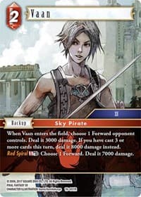 Vaan - Emissaries of Light - Final Fantasy TCG card