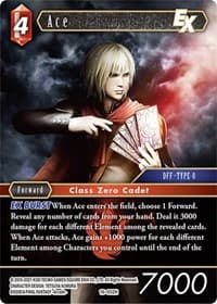 Ace EX - Emissaries of Light - Final Fantasy TCG card
