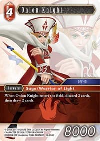 Onion Knight - Emissaries of Light - Final Fantasy TCG card