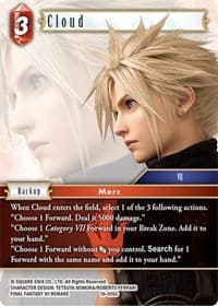 Cloud - Emissaries of Light - Final Fantasy TCG card