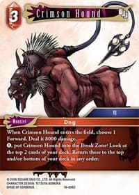 Crimson Hound - Emissaries of Light - Final Fantasy TCG card