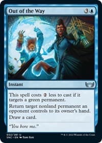Out of the Way - Streets of New Capenna - Magic: The Gathering card