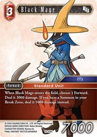 Black Mage - Emissaries of Light - Final Fantasy TCG card