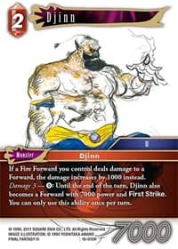 Djinn - Emissaries of Light - Final Fantasy TCG card