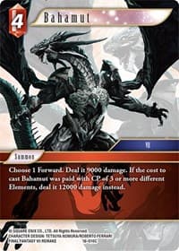 Bahamut (016) - Emissaries of Light - Final Fantasy TCG card