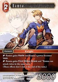Ramza - Emissaries of Light - Final Fantasy TCG card