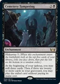 Cemetery Tampering - Streets of New Capenna - Magic: The Gathering card
