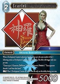 Scarlet - Emissaries of Light - Final Fantasy TCG card